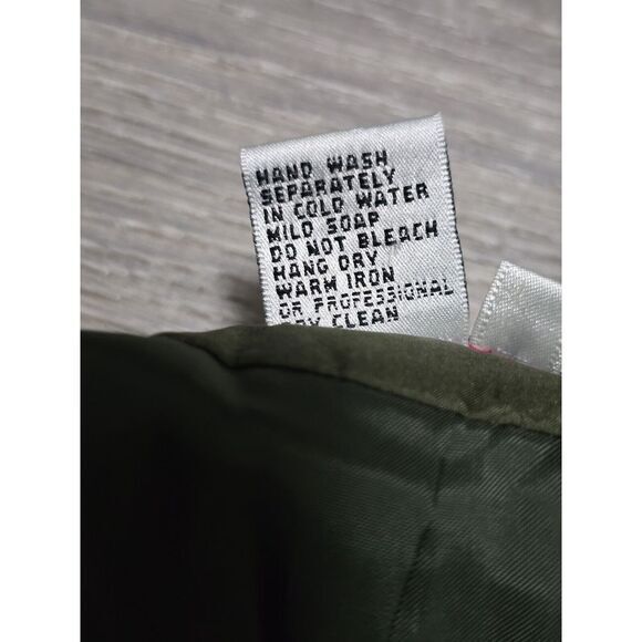 DENIM & CO Green Quilted‎ Zip-Up Vest Size Small - Picture 9 of 9